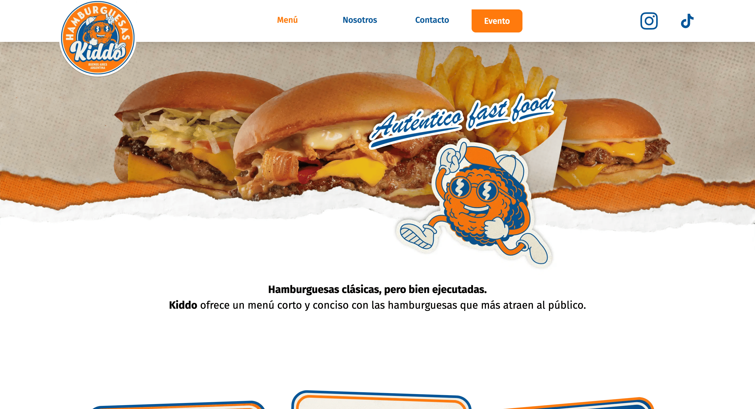 Kiddo - Hamburguesas auténticas